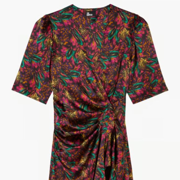 Kooples New Feathers Wrap Dress - Picture 1 of 1